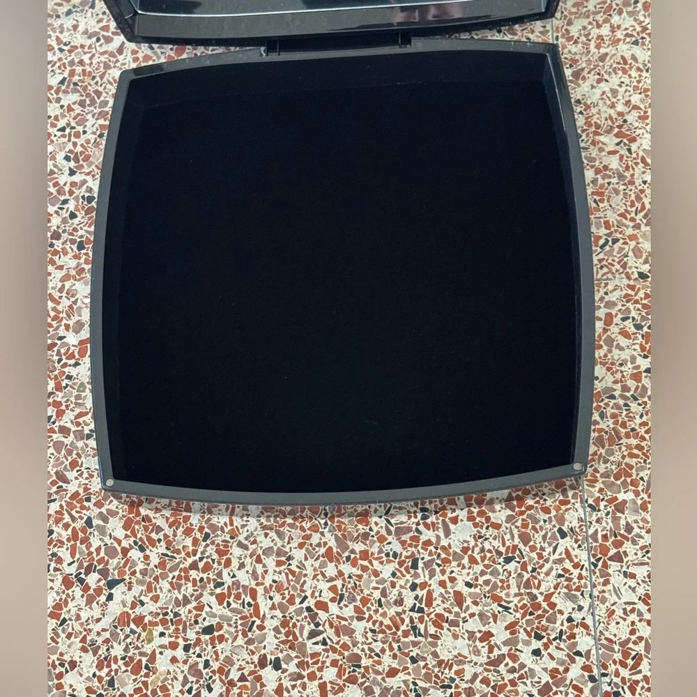 RARE CHANEL Giant Black Compact Beauty Box with Large Mirror From Fall 2015